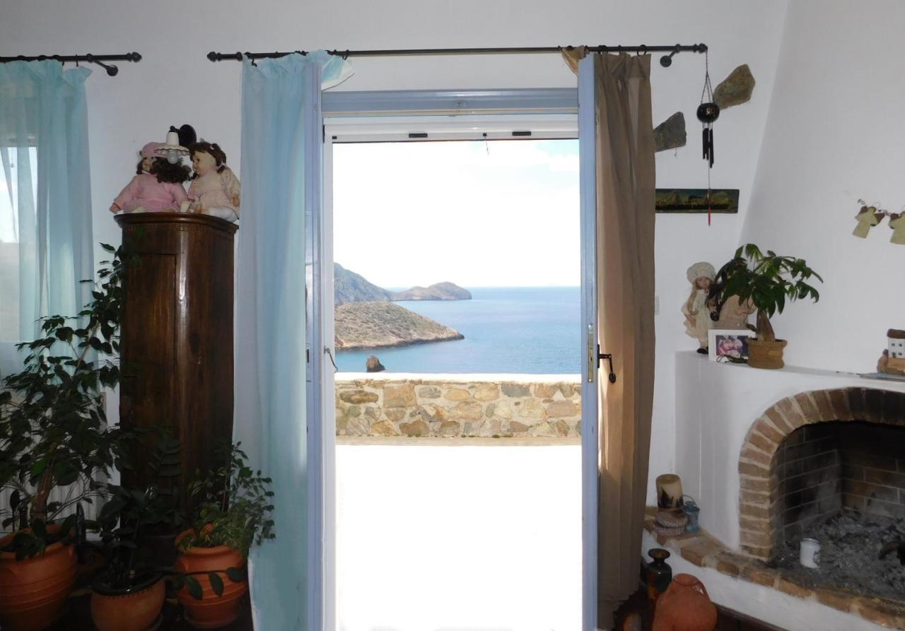 C & C _ Cycladic House With Endless Sea View Villa Ermoupoli Exteriör bild