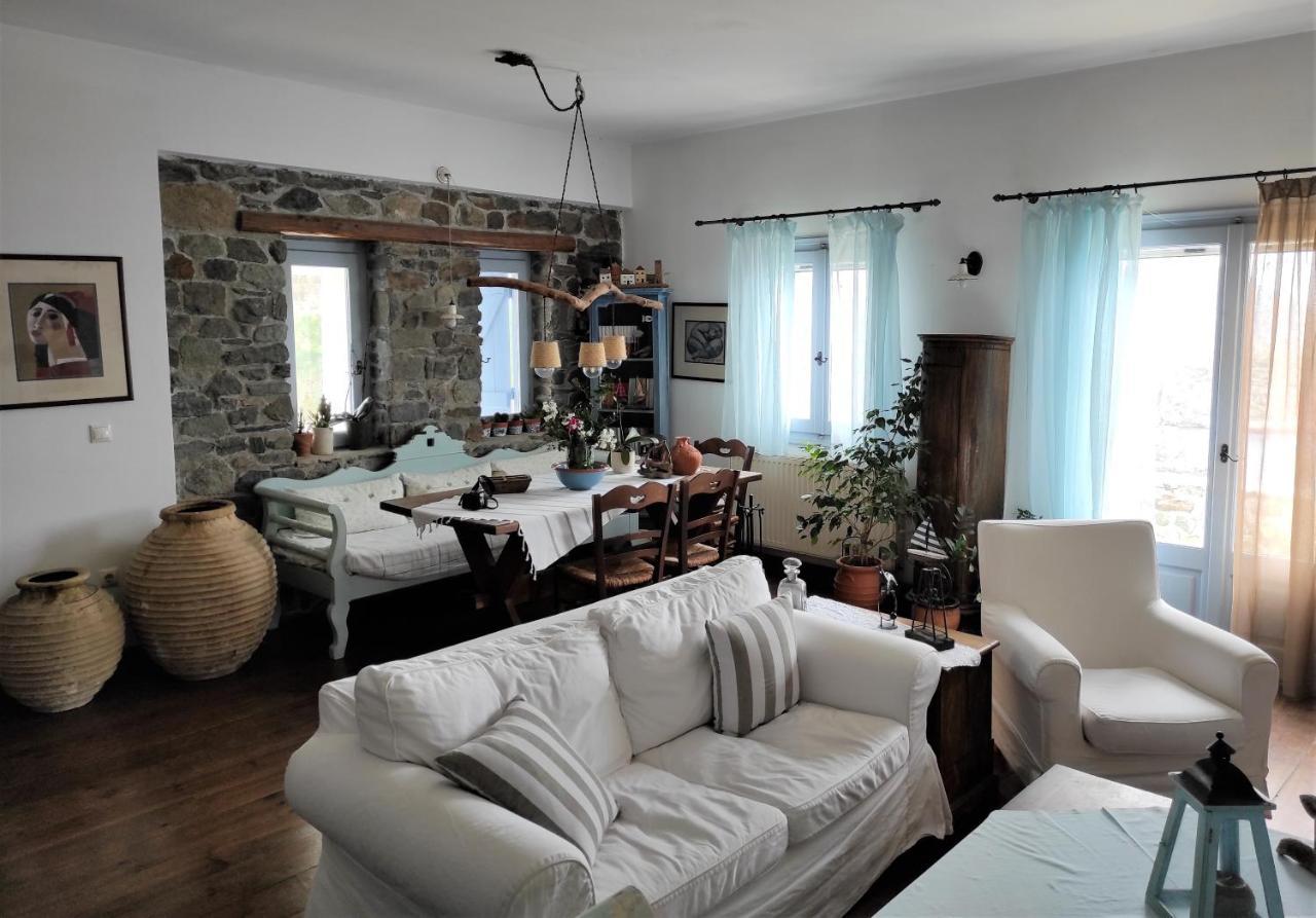C & C _ Cycladic House With Endless Sea View Villa Ermoupoli Exteriör bild