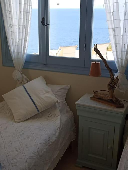 C & C _ Cycladic House With Endless Sea View Villa Ermoupoli Exteriör bild