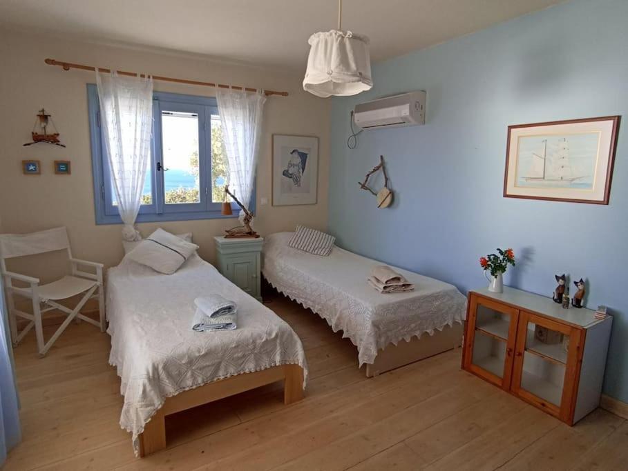 C & C _ Cycladic House With Endless Sea View Villa Ermoupoli Exteriör bild